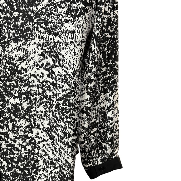 NEW, Kenneth Cole Select, Blouse, Black & White Abstract Print (XL) - Picture 8 of 10